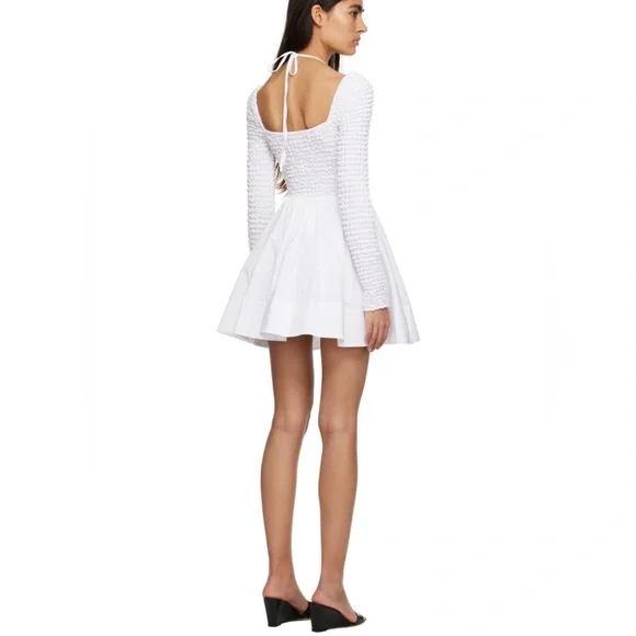 NWT STAUD Cotton Smocked Cassidy Dress - Picture 2 of 13